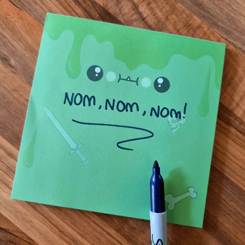 Gelatinous Notepad! 50 Page Notepad! Gifts Mythical Studios