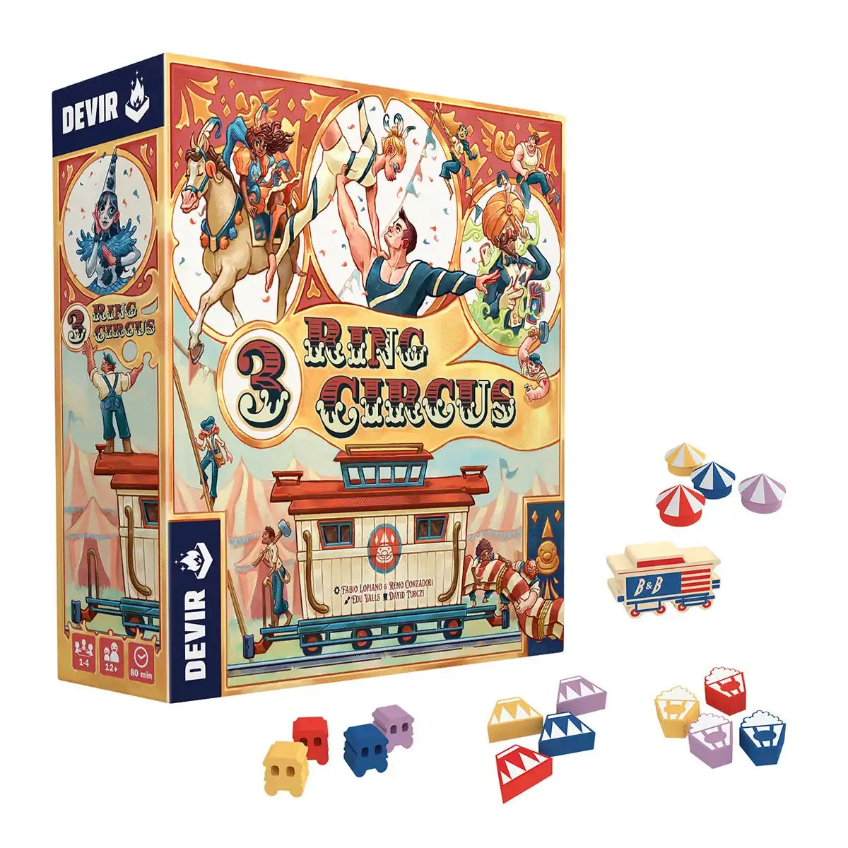 3 Ring Circus Board Game Devir