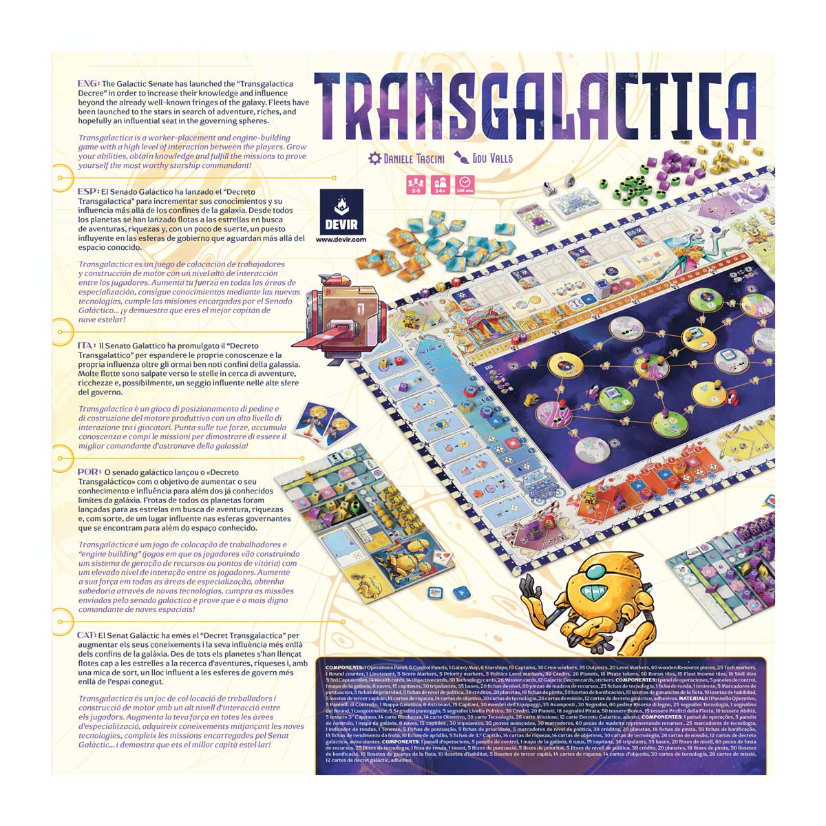 Transgalactica Board Game Devir