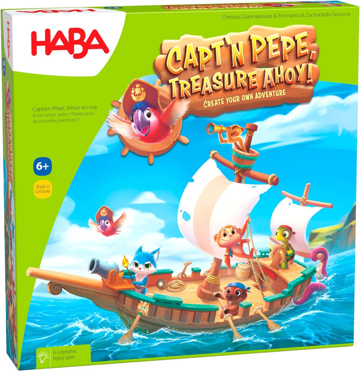 HABA Capt'n Pepe - Treasure Ahoy!-Board Game HABA UK