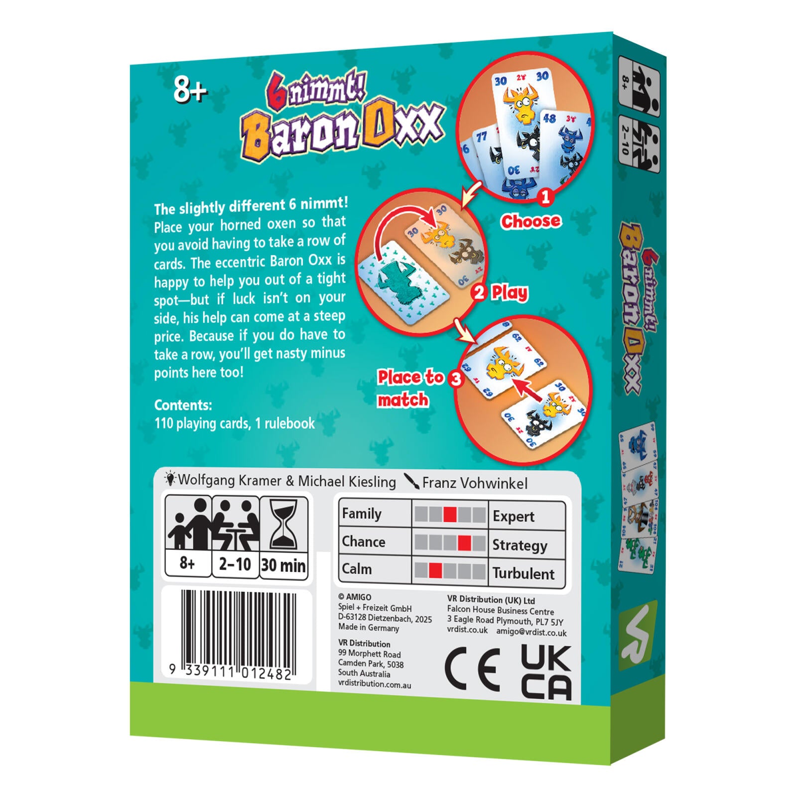 6 Nimmt! Baron Oxx Card Game Amigo Spiele