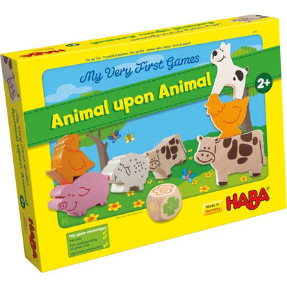 HABA My Very First Games - Animal upon Animal Kids Board Game HABA