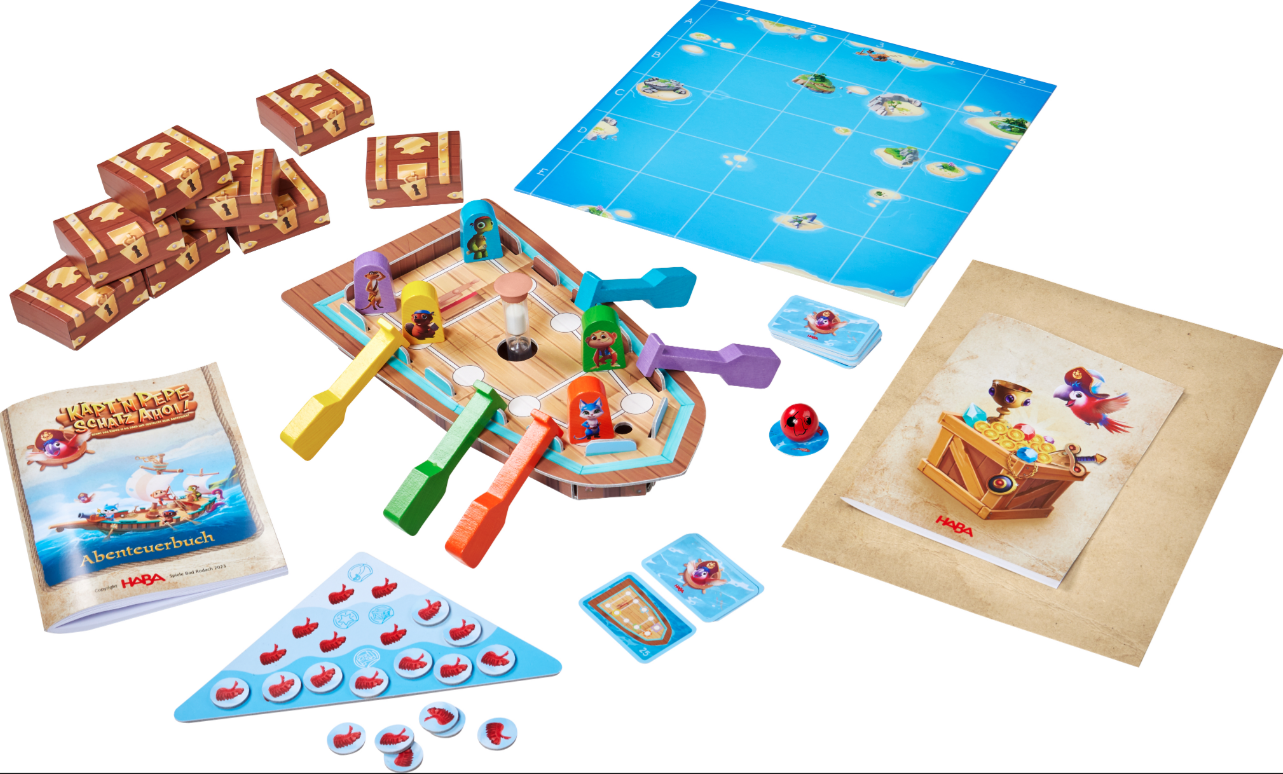 HABA Capt'n Pepe - Treasure Ahoy!-Board Game HABA UK