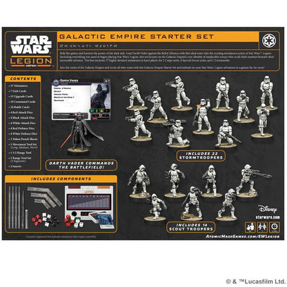 Star Wars: Legion - Galactic Empire Starter Set Miniatures Atomic Mass Games