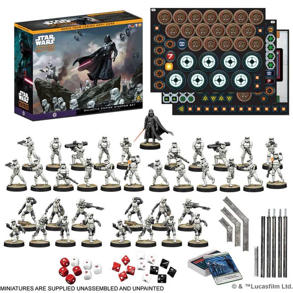 Star Wars: Legion - Galactic Empire Starter Set Miniatures Atomic Mass Games