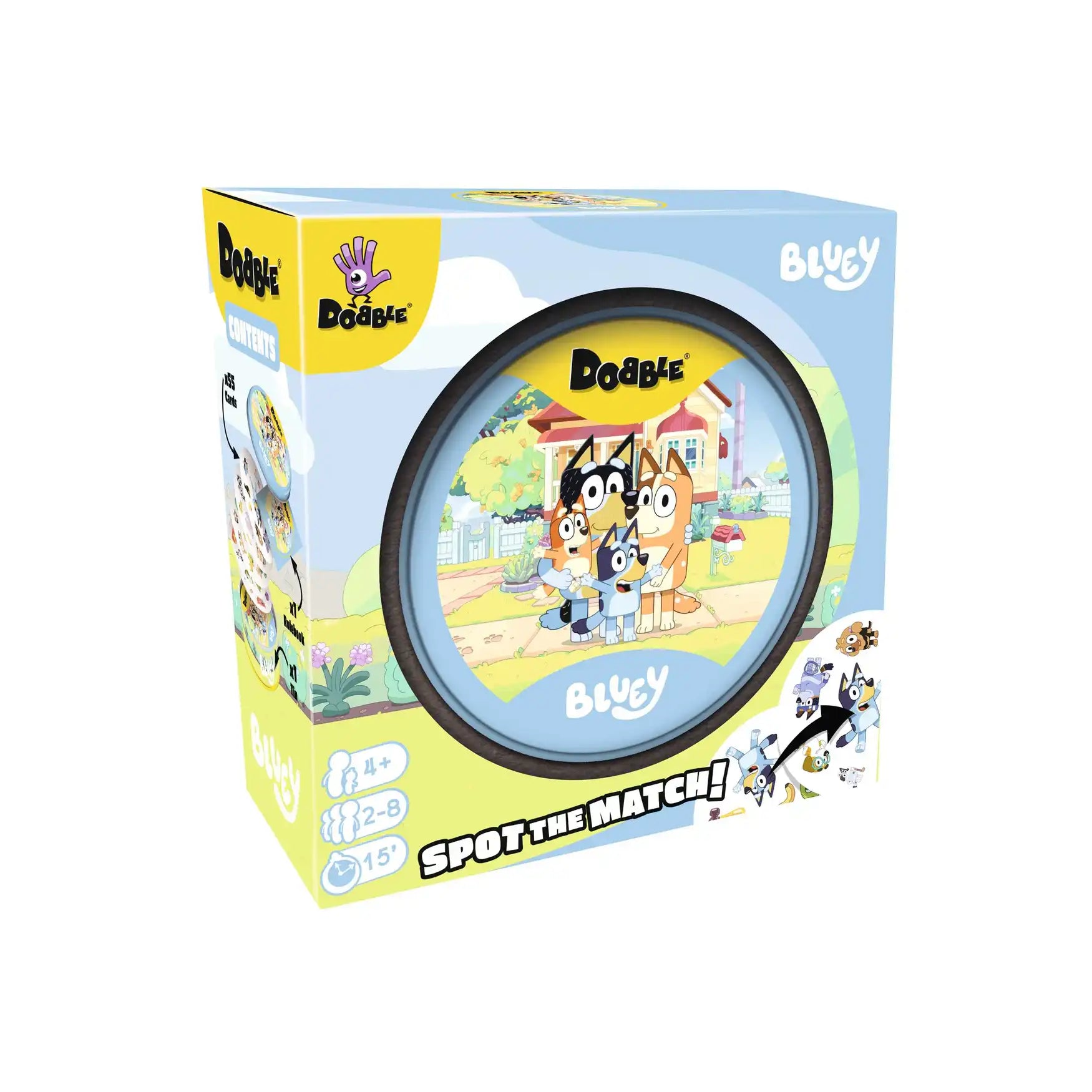 Dobble Bluey Kids Board Game Zygomatic