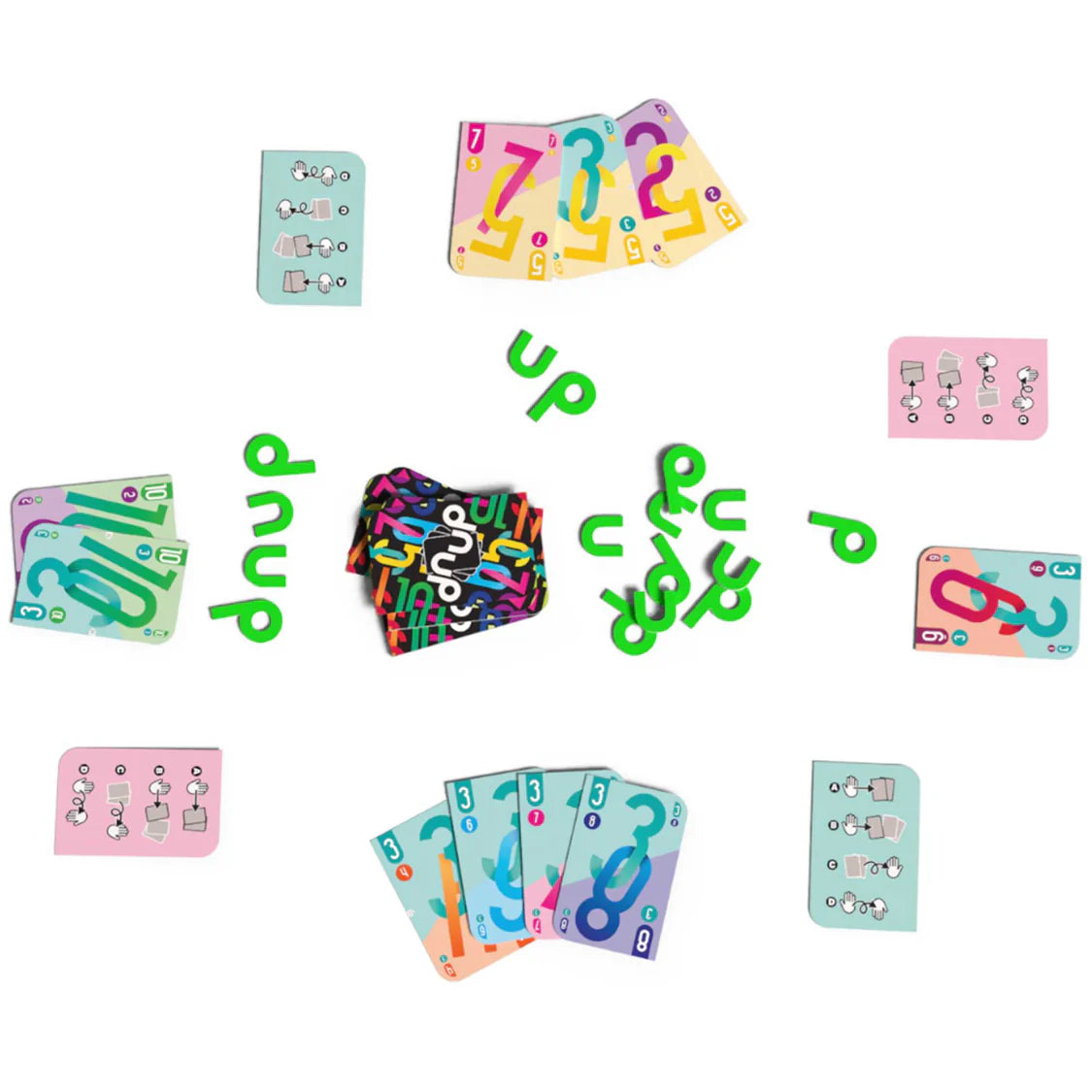 dnup Card Game Space Cowboys