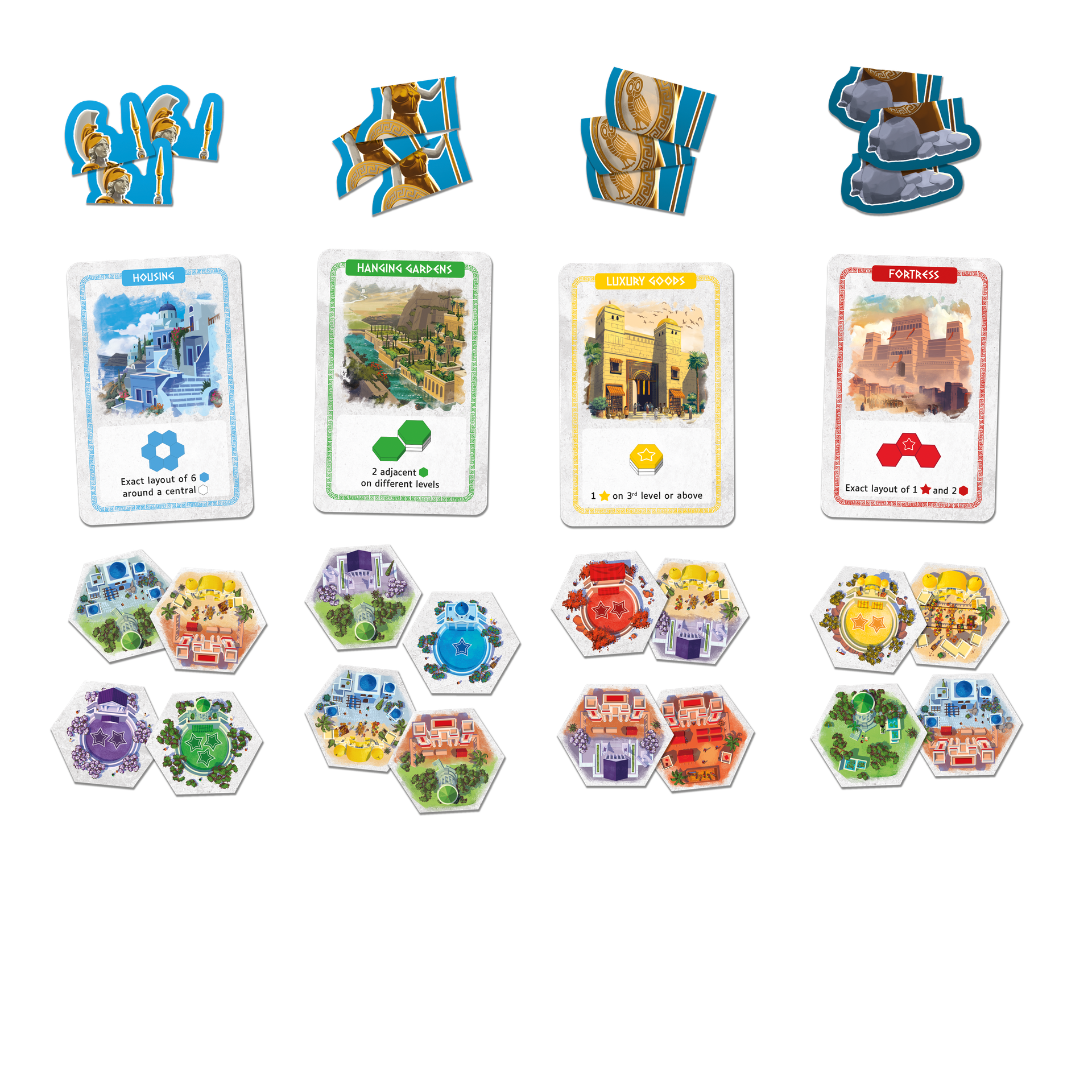 Akropolis: Athena Expansion Board Game Gigamic