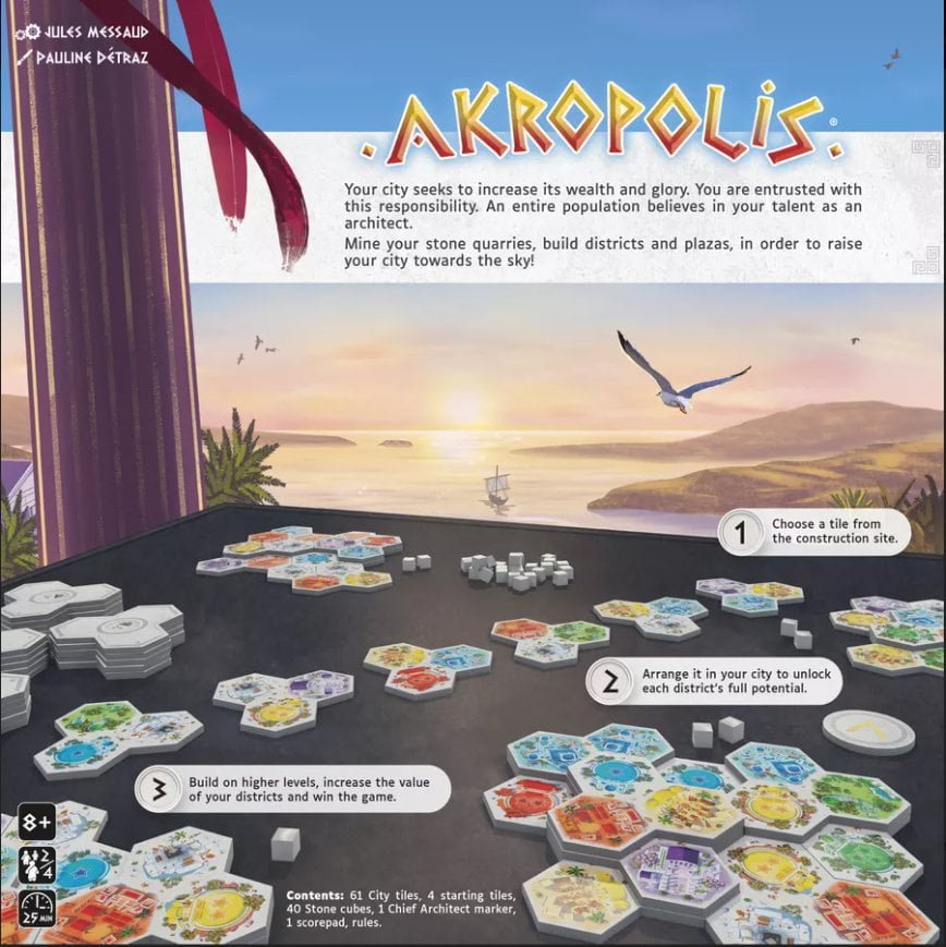 Akropolis Board Game Gigamic