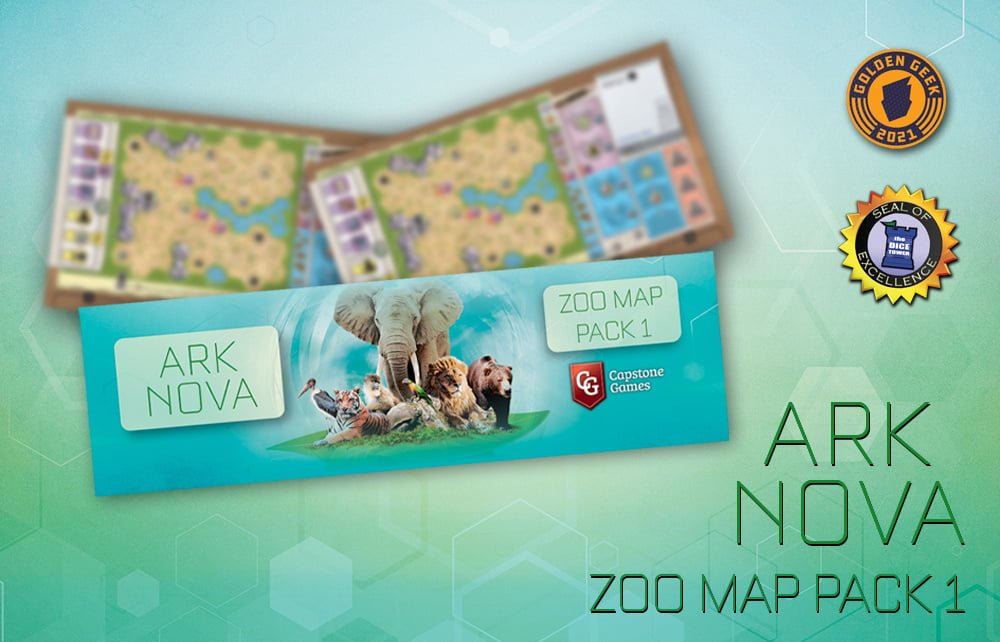 Ark Nova: Zoo Map Pack 1 Board Game Feuerland Spiele