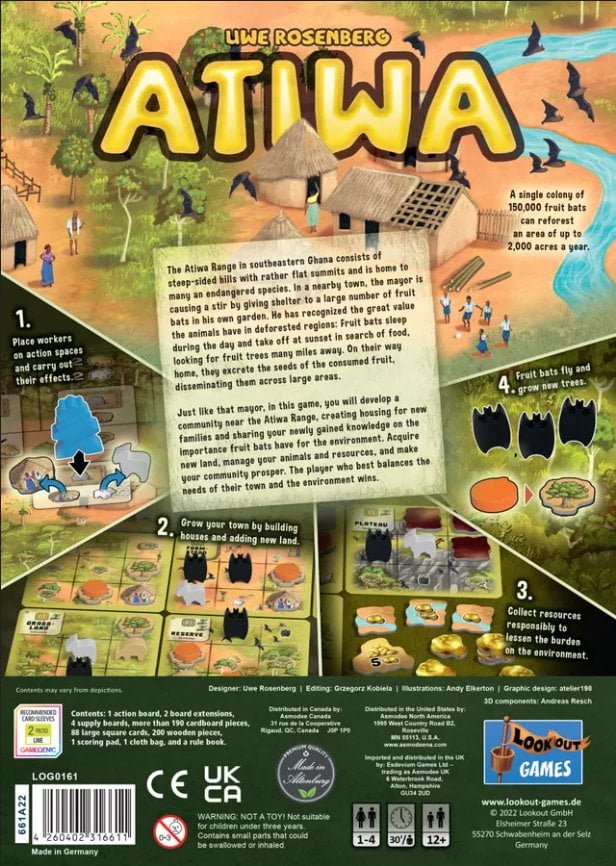 Atiwa Board Game Lookout Games