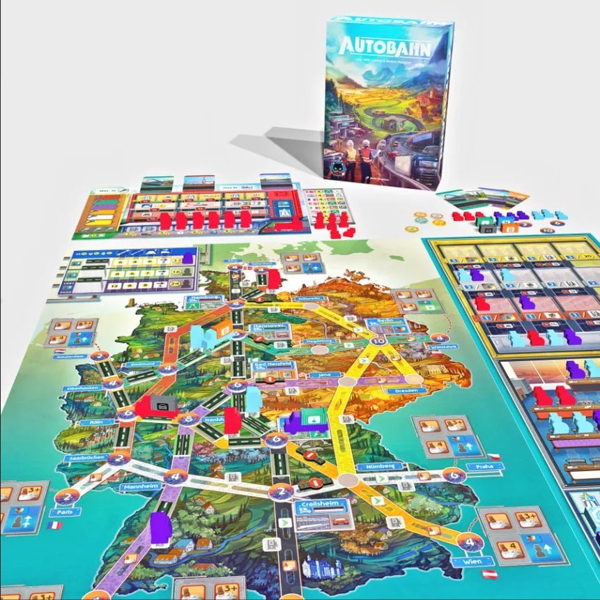 Autobahn Board Game Alley Cat Games