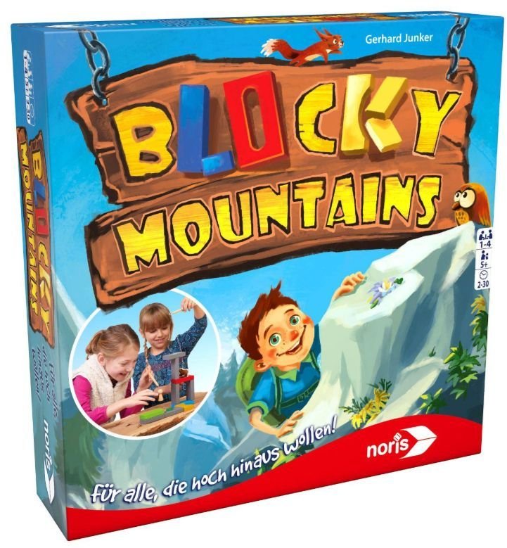 Blocky Mountains Board Game Noris Spiele