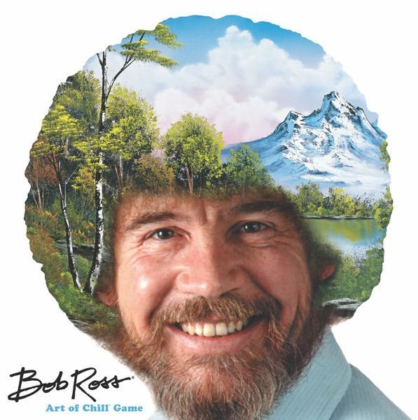 Bob Ross: Art of Chill Game Board Game Big G Creative