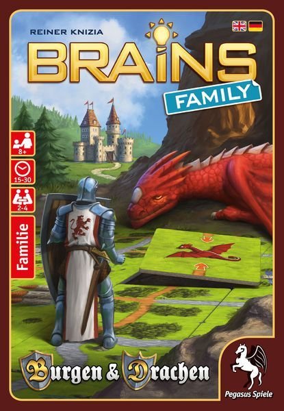 Brains Family: Burgen & Drachen Board Game Pegasus Spiele