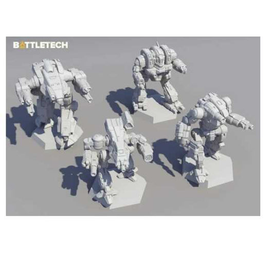 BattleTech: Inner Sphere Heavy Battle Lance Miniatures Catalyst Game Labs