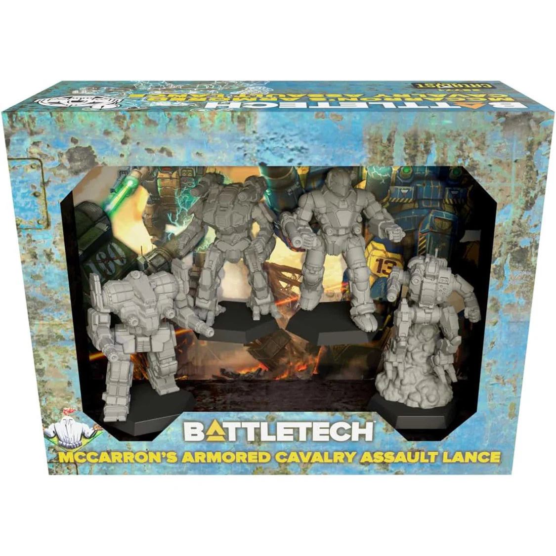 BattleTech: McCarrons Armored Cavalry Assault Lance Miniatures Catalyst Game Labs