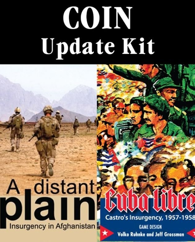 COIN Update Kit for Cuba Libre and Distant Plain 1st and 2nd Printings  GMT Games