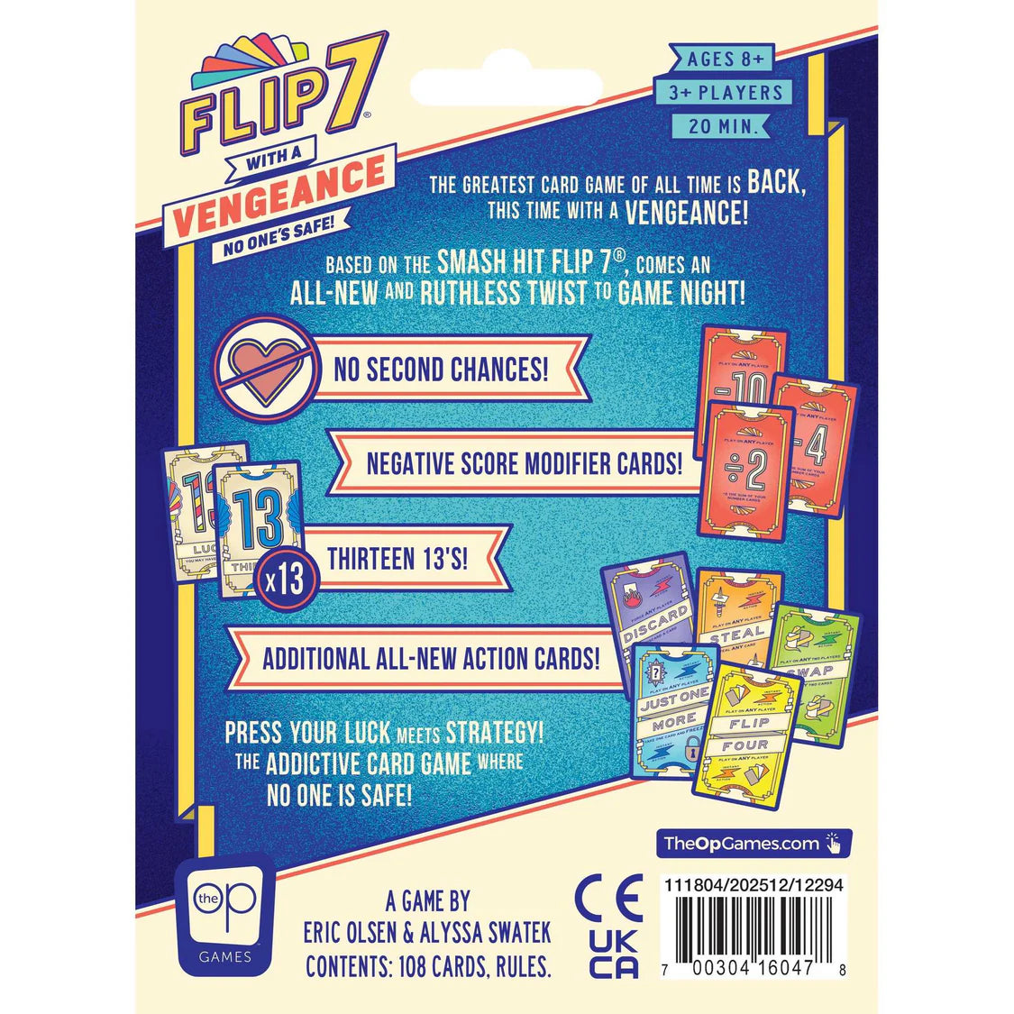 Flip 7: With a Vengeance Card Game USAopoly