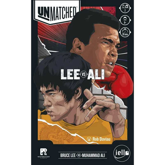 Unmatched: Bruce Lee vs Muhammad Ali Board Game Iello