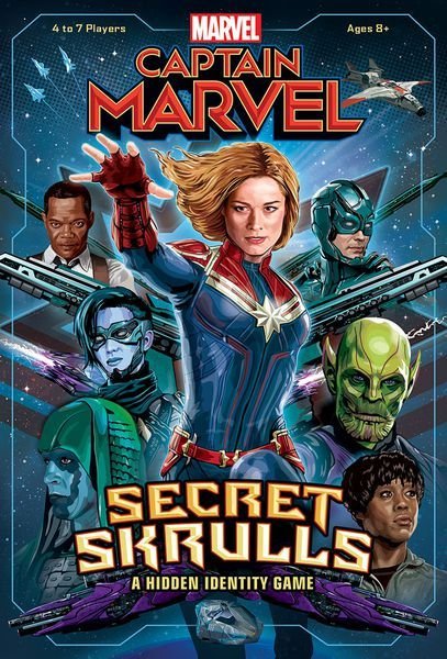 Captain Marvel: Secret Skrulls Board Game USAopoly