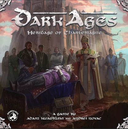 Dark Ages: Heritage of Charlemagne Board Game Board&amp;DIce