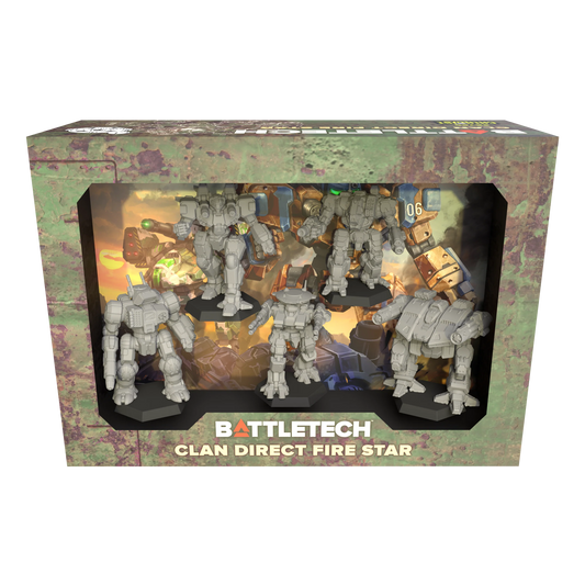 BattleTech: Clan Direct Fire Star Miniatures Catalyst Game Labs
