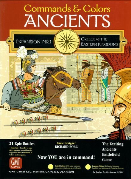 Commands & Colors: Ancients Expansion Pack #1 – Greece & Eastern Kingdoms  GMT Games