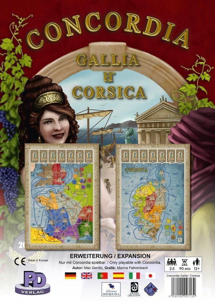 Concordia: Gallia & Corsica Board Game PD-Verlag