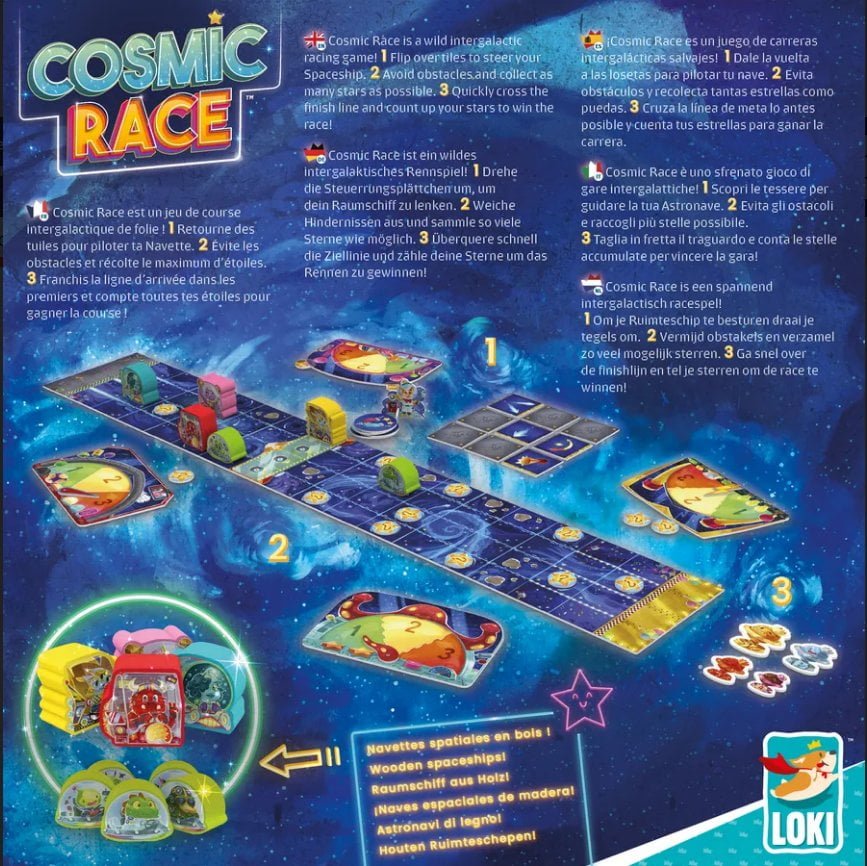 Cosmic Race Board Game Iello