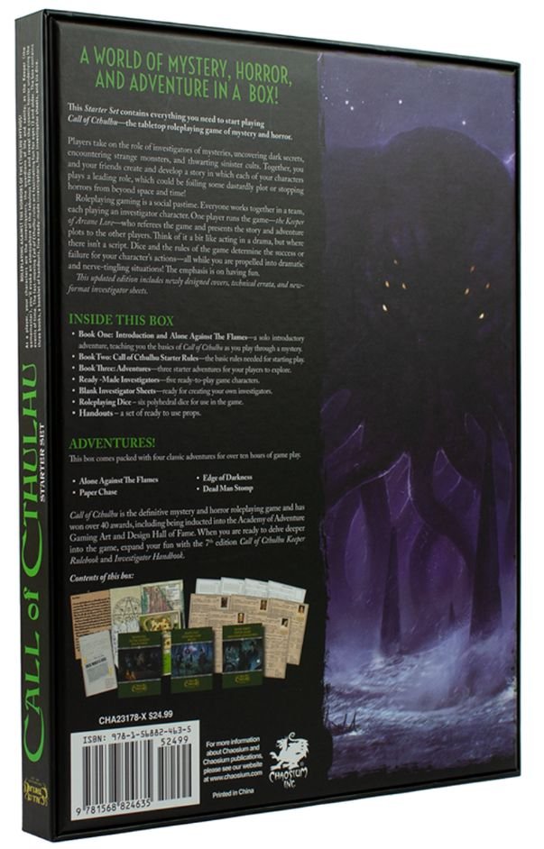 Call of Cthulhu Starter Set (2022)  Chaosium