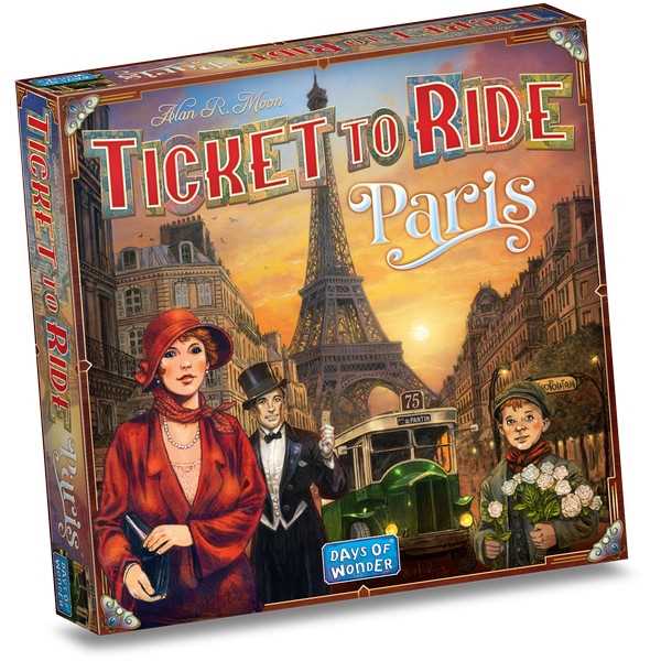 Ticket To Ride: Paris Board Game Days of Wonder