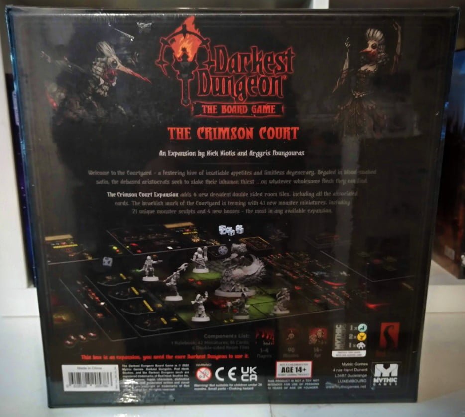 Darkest Dungeon: The Board Game The Crimson Court Board Game Mythic Games