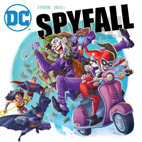 DC Comics Spyfall Card Game Cryptozoic Entertainment