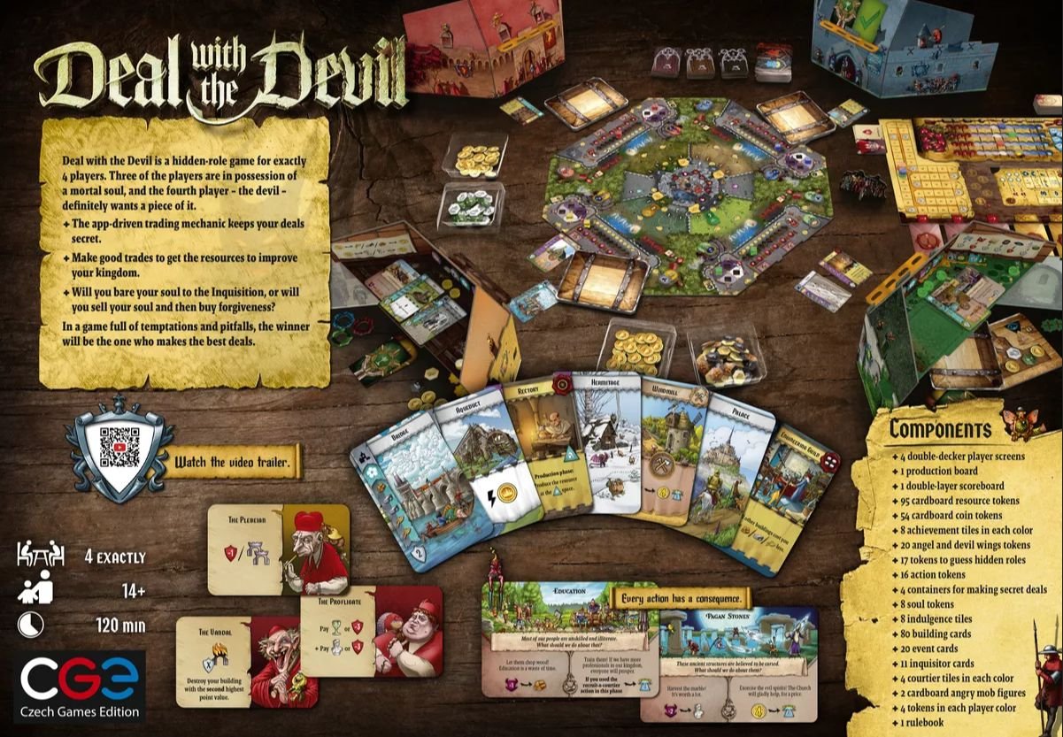 Deal with the Devil Board Game Czech Games Edition