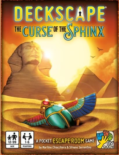 Deckscape: The Curse of the Sphinx Card Game dV Giochi