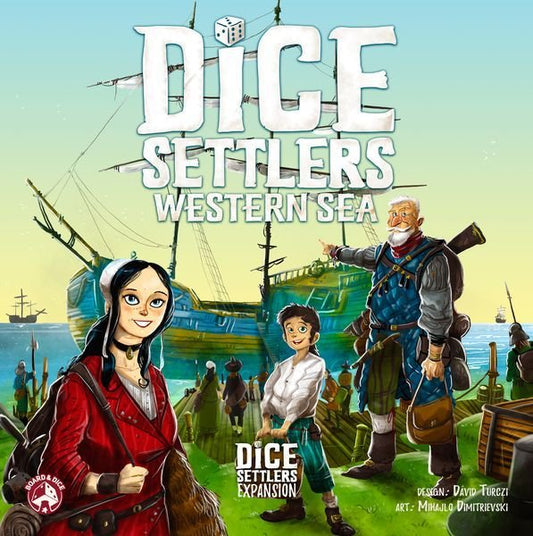 Dice Settlers: Western Sea Board Game NSKN Games