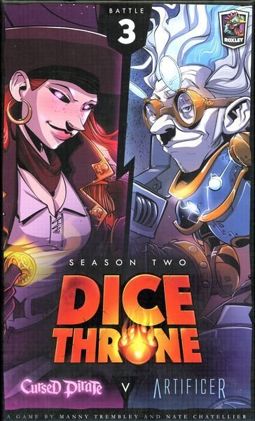 Dice Throne: Season Two - Cursed Pirate v. Artificier Board Game Roxley Games