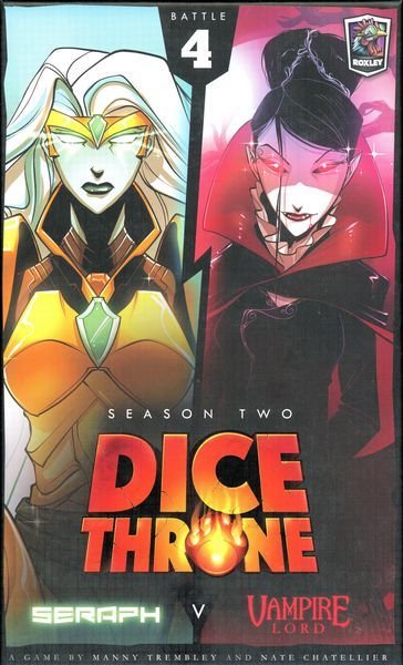 Dice Throne: Season Two Vampire Lord vs. Seraph Board Game Roxley Games