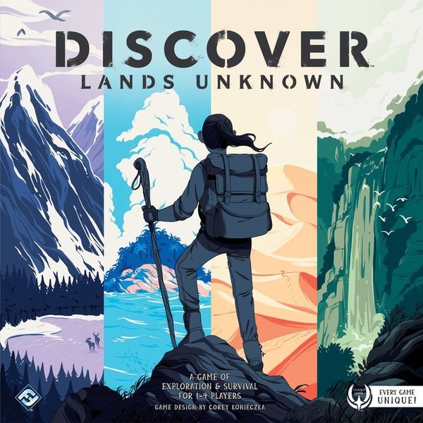 Discover: Lands Unknown Board Game Fantasy Flight Games