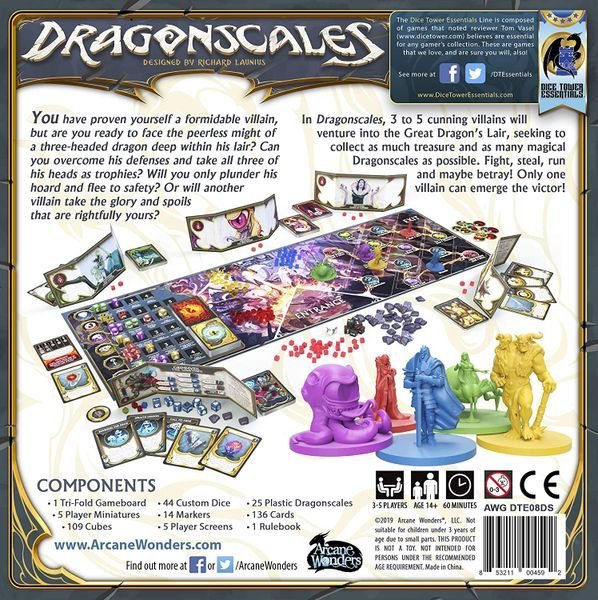 Dragonscales Board Game Arcane Wonders