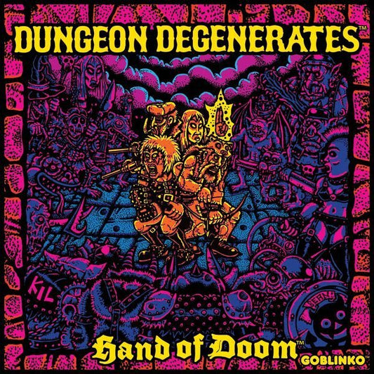 Dungeon Degenerates: Hand of Doom Board Game Goblinko