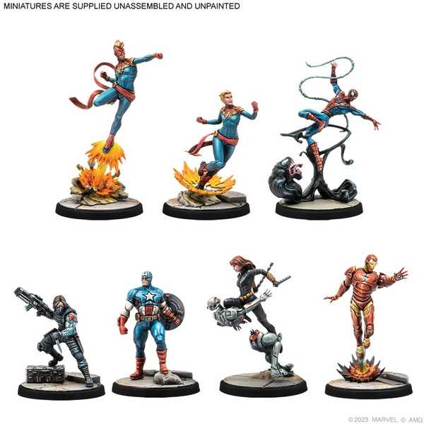 Marvel Crisis Protocol: Earth's Mightiest Core Set Miniatures Atomic Mass Games