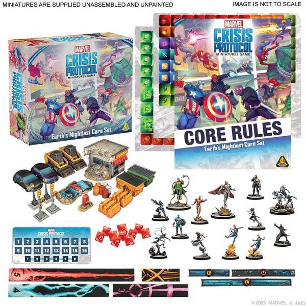 Marvel Crisis Protocol: Earth's Mightiest Core Set Miniatures Atomic Mass Games