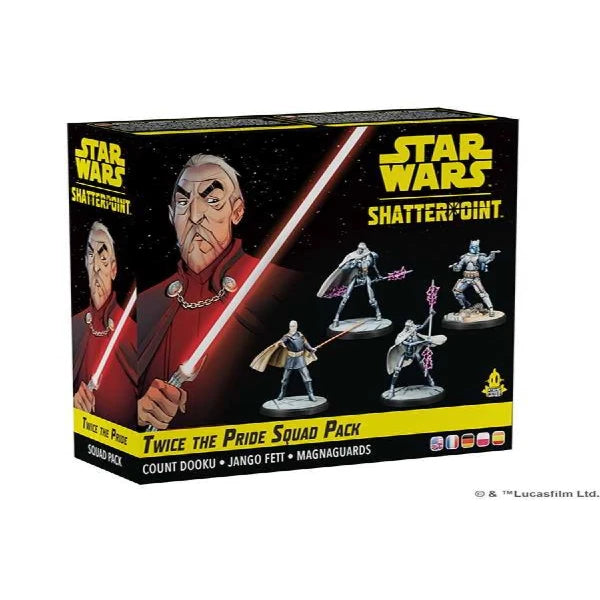 Twice the Pride (Count Dooku Squad Pack): Star Wars Shatterpoint Miniatures Atomic Mass Games
