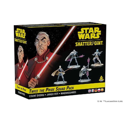 Twice the Pride (Count Dooku Squad Pack): Star Wars Shatterpoint Miniatures Atomic Mass Games
