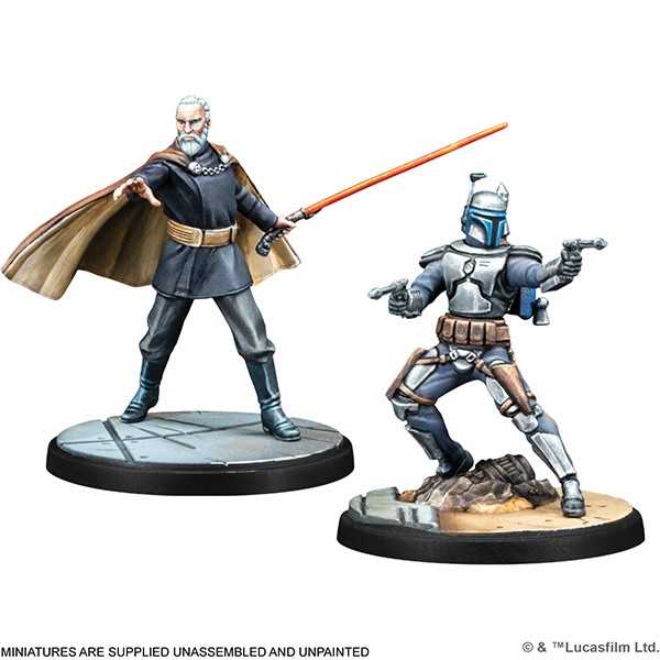Twice the Pride (Count Dooku Squad Pack): Star Wars Shatterpoint Miniatures Atomic Mass Games