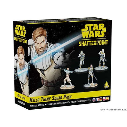 Hello There (General Kenobi Squad Pack): Star Wars Shatterpoint Miniatures Atomic Mass Games