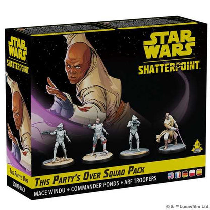 This Party's Over (Mace Windu) Squad Pack: Star Wars Shatterpoint Miniatures Atomic Mass Games