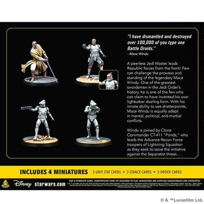 This Party's Over (Mace Windu) Squad Pack: Star Wars Shatterpoint Miniatures Atomic Mass Games
